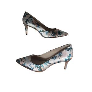 LO‎ Jordyna Floral Print Pointed Toe Stiletto Heels Women's 8.5 M